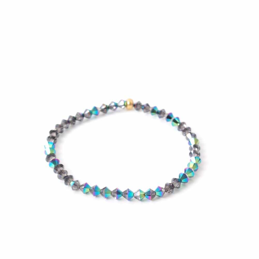 widaro armband kristal green shine
