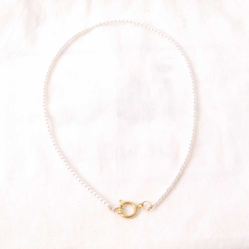 widaro parelketting extra petit white