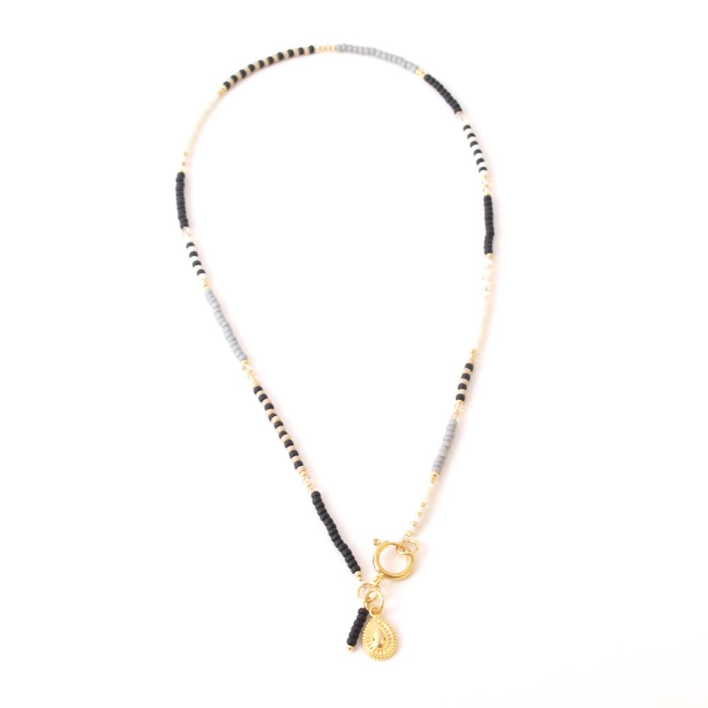 widaro halflange ketting black