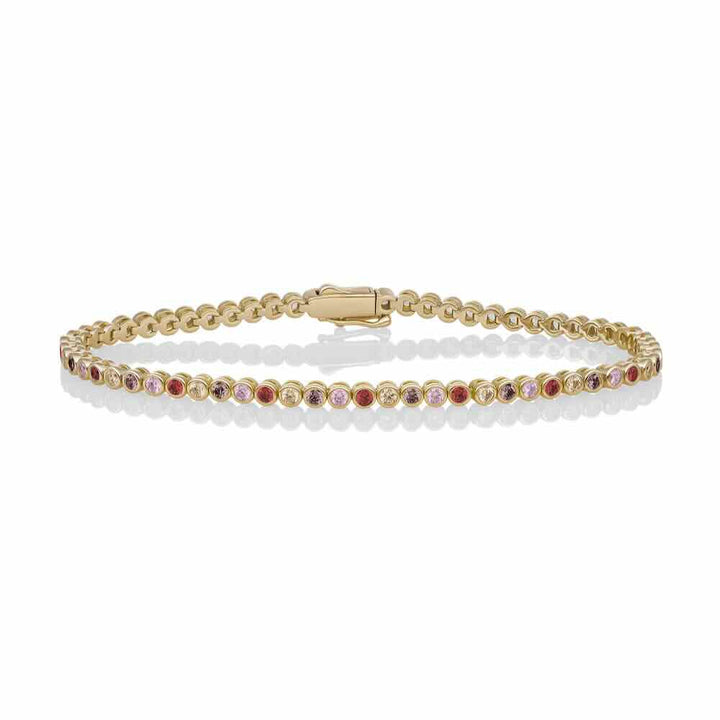 sparkling jewels armband tennis round multi colour