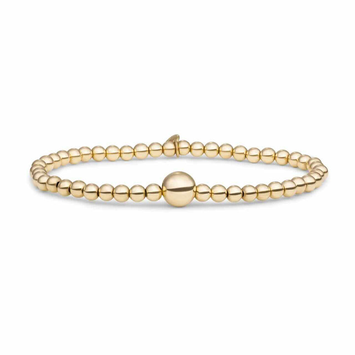 sparkling jewels armband core 8mm en 4mm gold