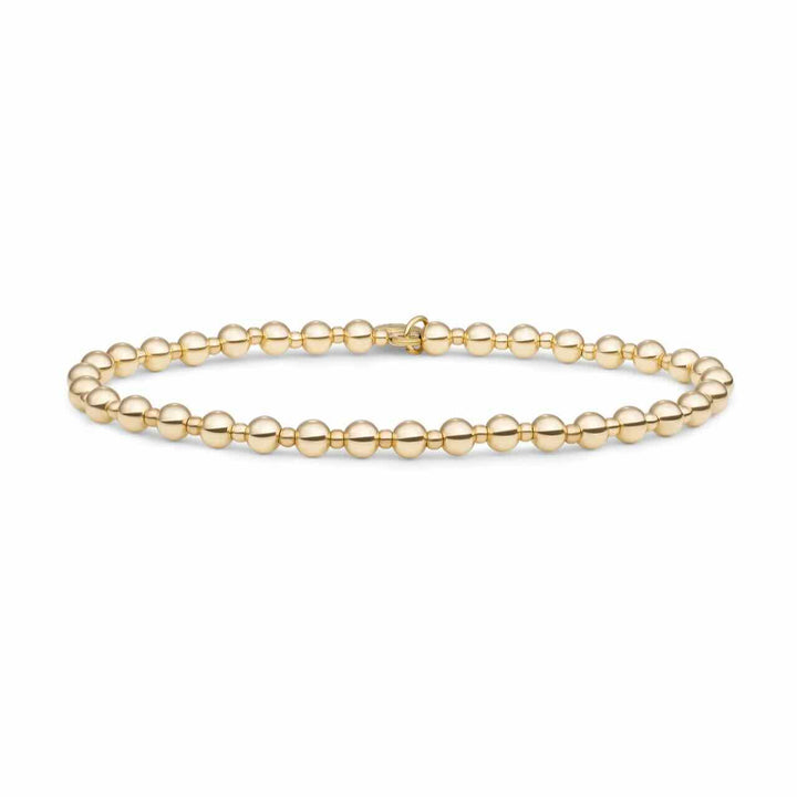 sparkling jewels armband bold mix 4mm en 2mm gold