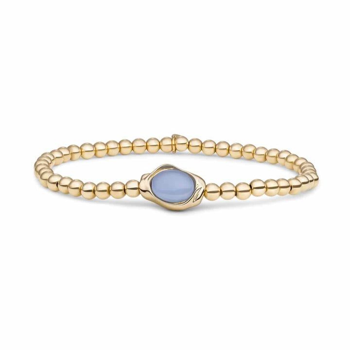 sparkling jewels flow armband milky blue jade