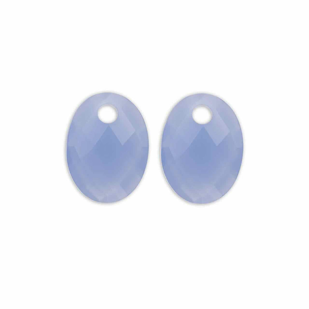 sparkling jewels hangers medium round oval milky blue jade
