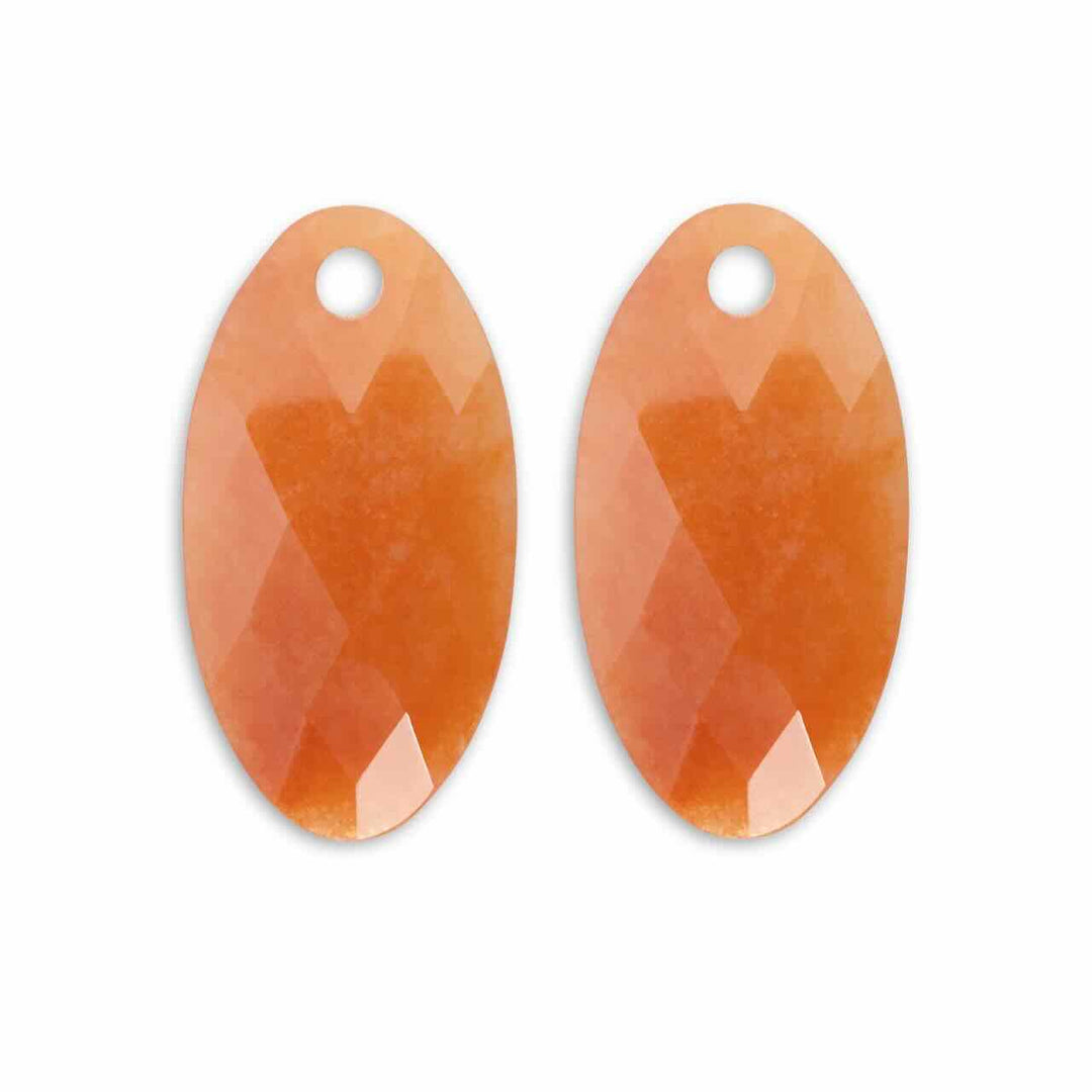 sparkling jewels hangers large leaf red aventurine