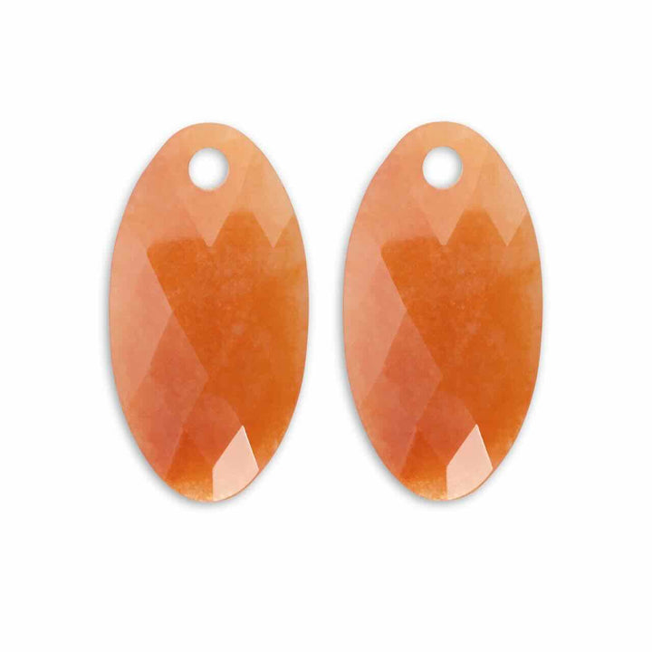 sparkling jewels hangers large leaf red aventurine