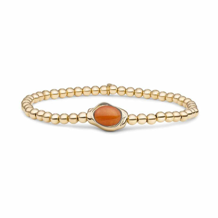 sparkling jewels flow armband red aventurine