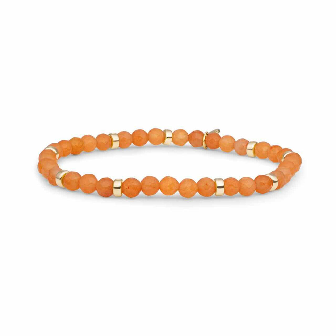 sparkling jewels armband roundel interstellar red aventurine