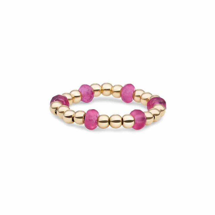 sparkling jewels kralen ring facet roundel candy jade