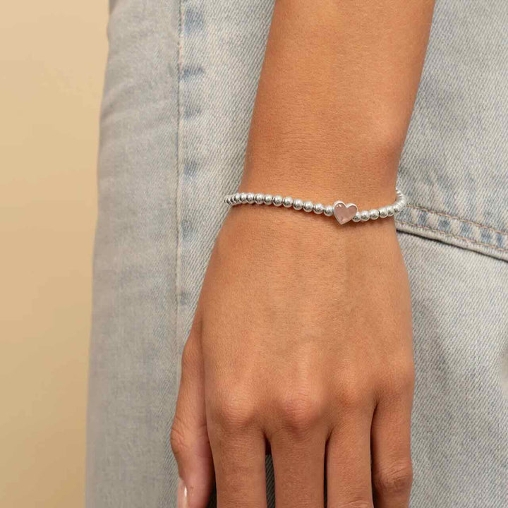 sparkling jewels armband mom pink opalite silver