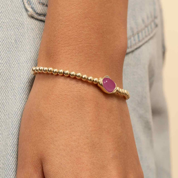 sparkling jewels flow armband candy jade