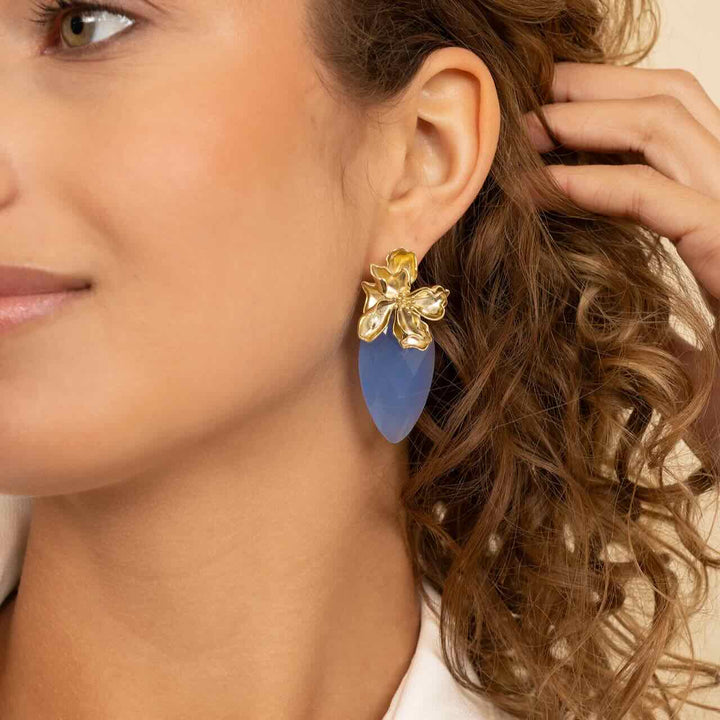 sparkling jewels hangers blossom milky blue jade