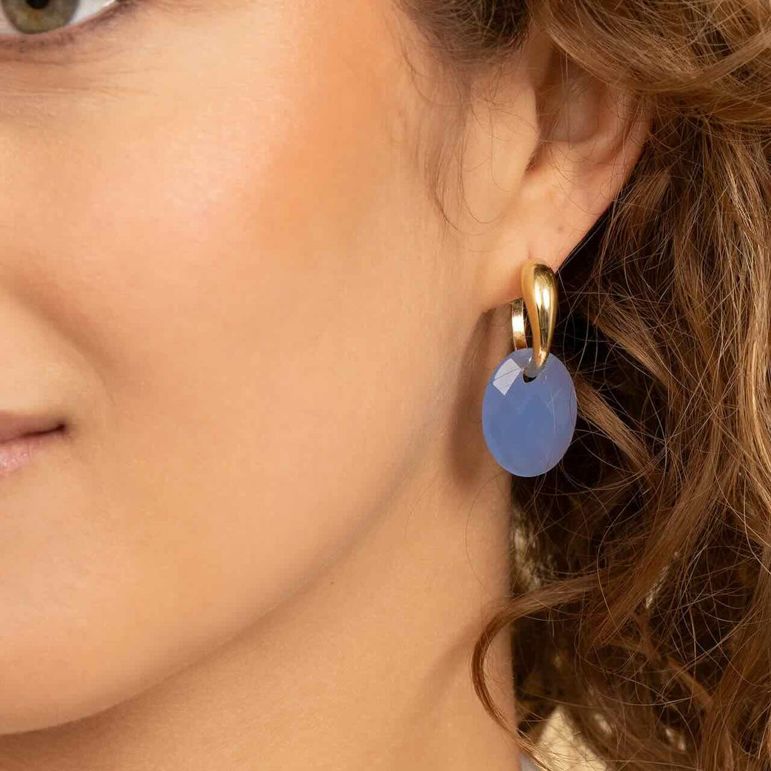 sparkling jewels hangers medium round oval milky blue jade