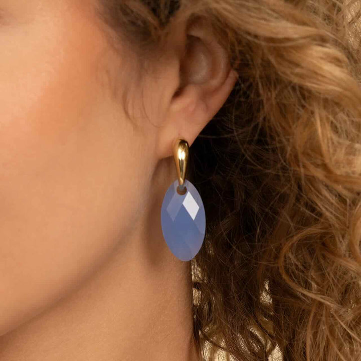 sparkling jewels leaf milky blue jade