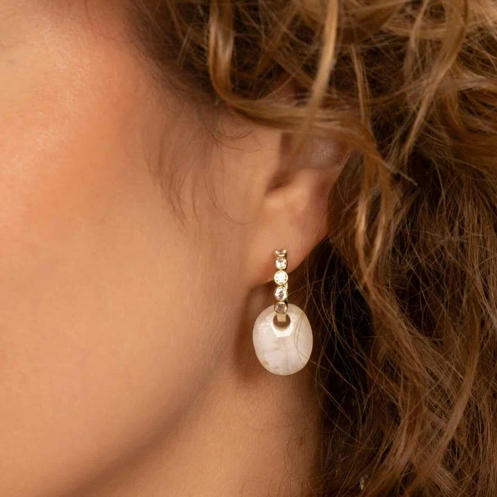 sparkling jewels hangers small oval moonstone