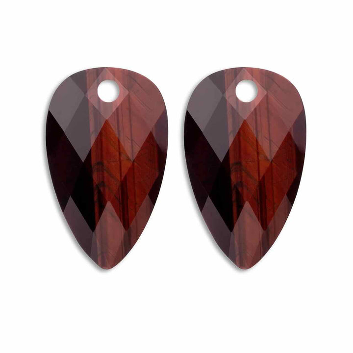 sparkling jewels hangers blossom red tiger eye
