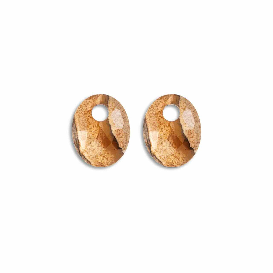 sparkling jewels hangers small oval landscape jasper