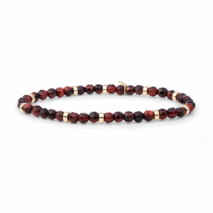 sparkling jewels armband roundel interstellar red tiger eye