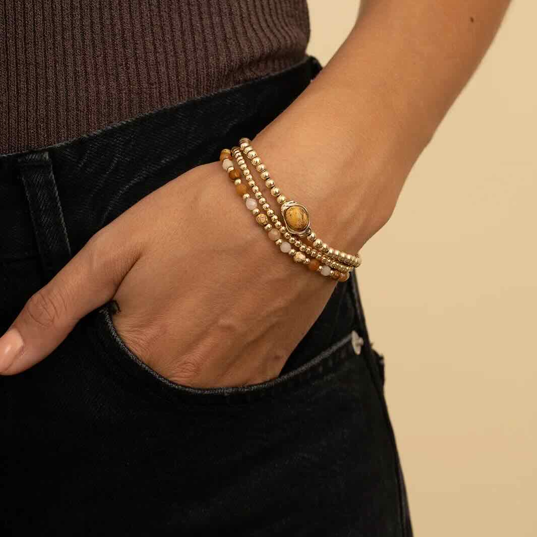 sparkling jewels flow armband landscape jasper