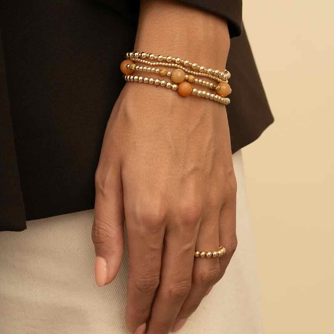 sparkling jewels armband multi gem amber