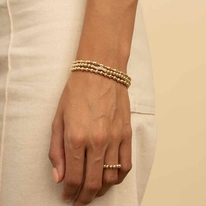 sparkling jewels armband pave twirl gold