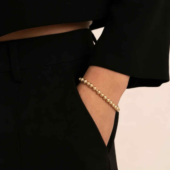 sparkling jewels armband saturn 5mm gold