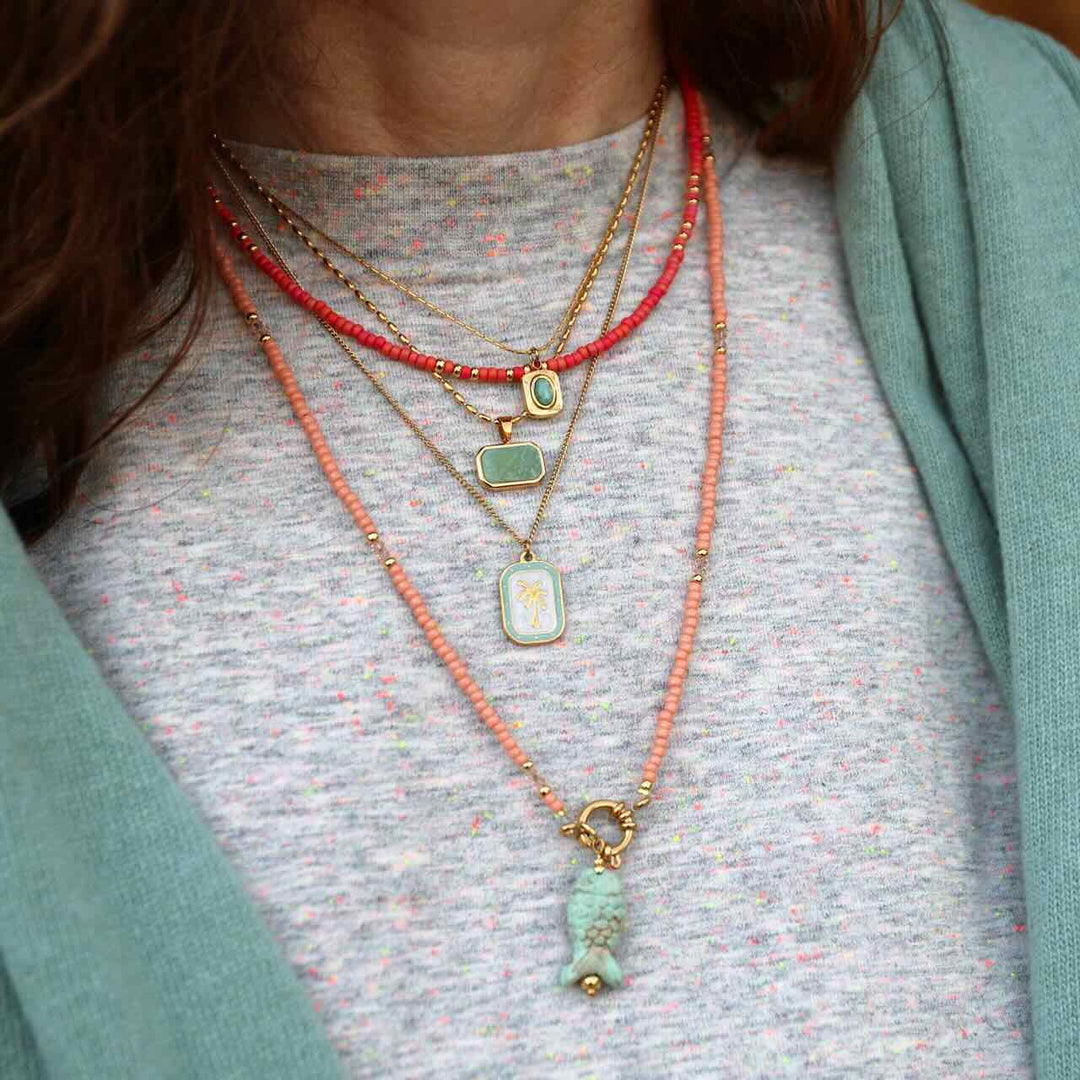 widaro ketting matte red vermillion