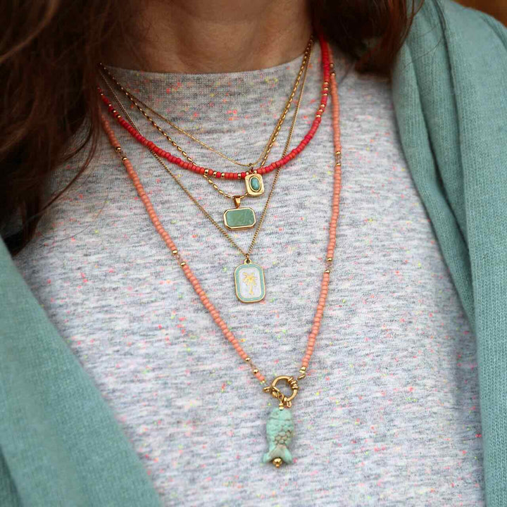 widaro ketting matte red vermillion