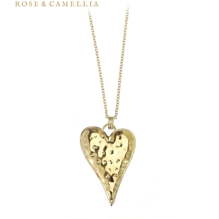 Rose & Camellia ketting big dot heart