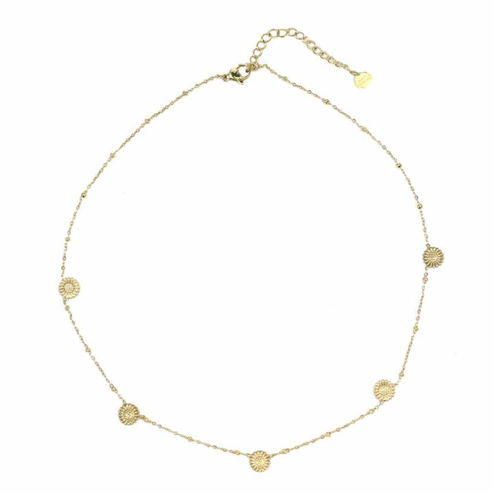 Rose & Camellia ketting sunflower sweet