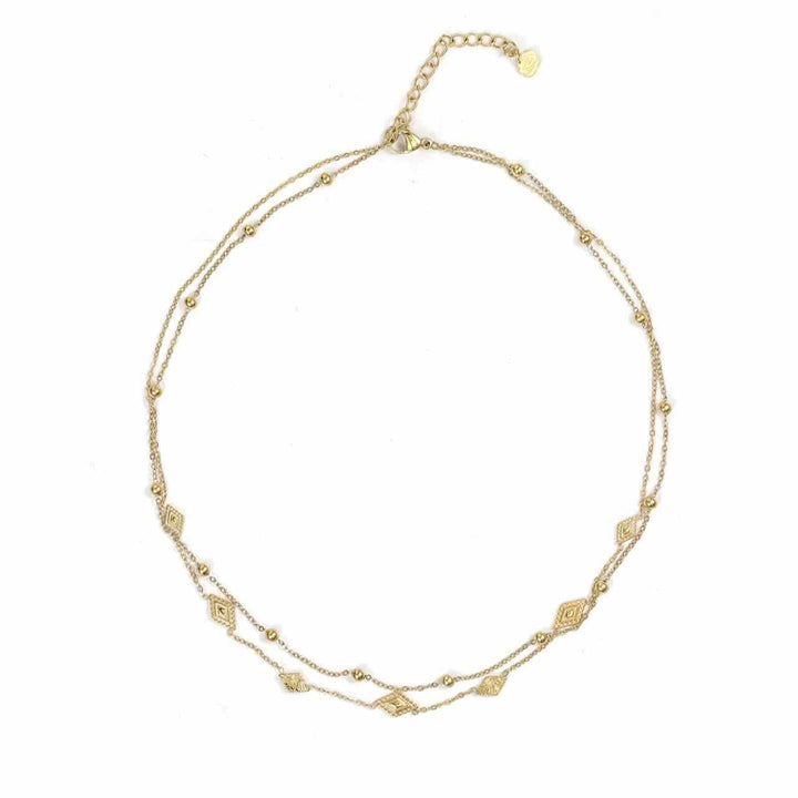 Rose & Camellia ketting two chic
