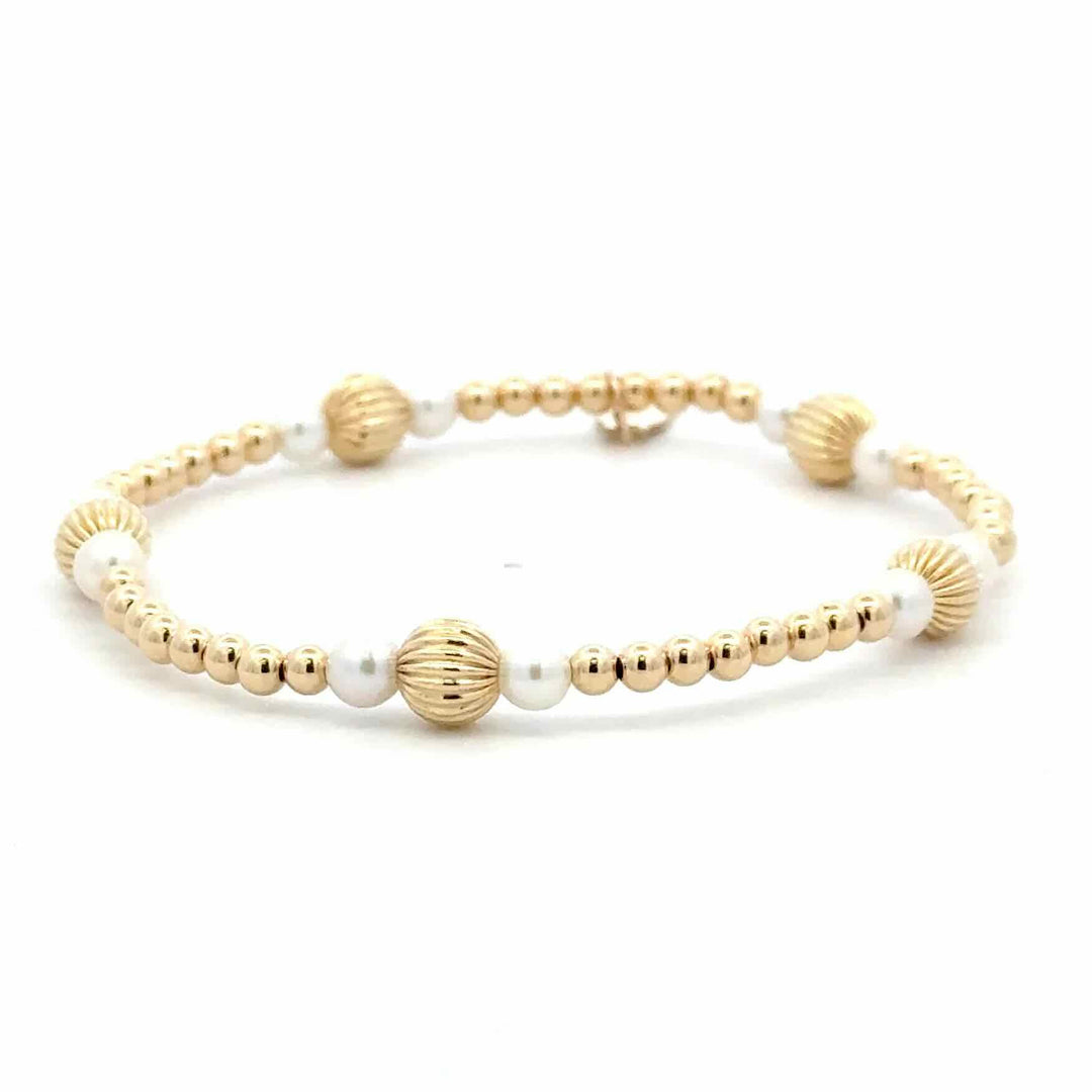 Pscallme armband marocco float pearl gold coloured