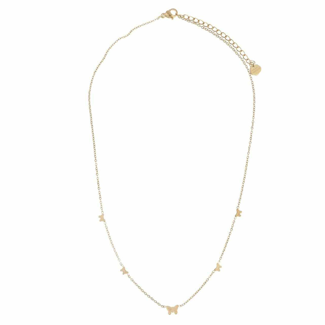 Rose & Camellia ketting butterfly small