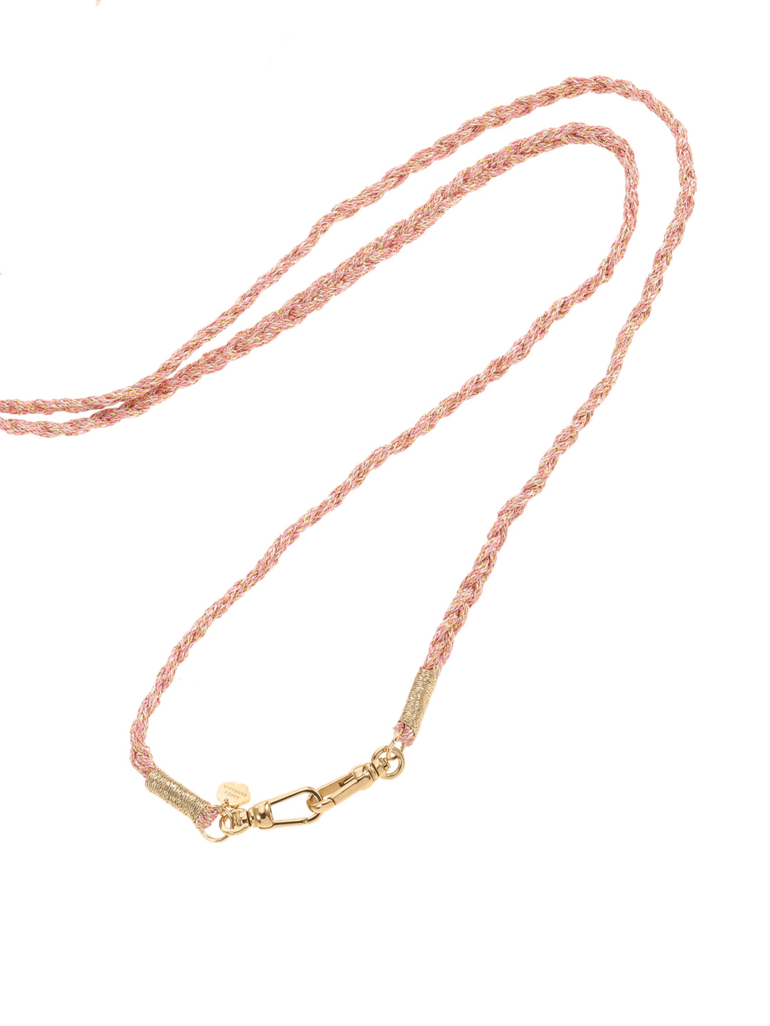 Rose & Camellia ketting pink cord