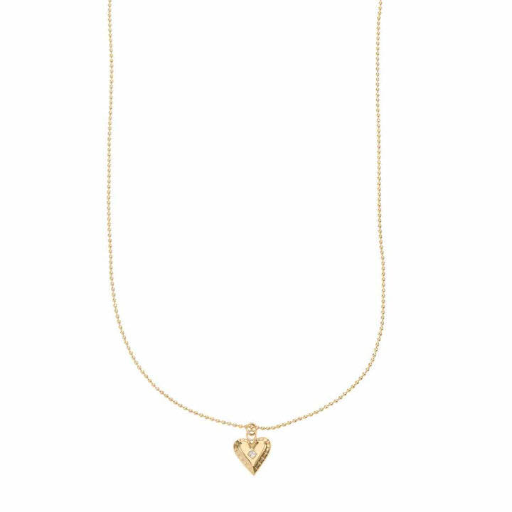 Rose & Camellia ketting heart with a little sparkle