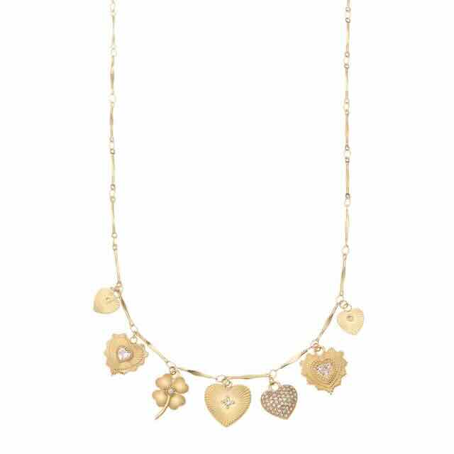 rose & camellia ketting so much pretty charms