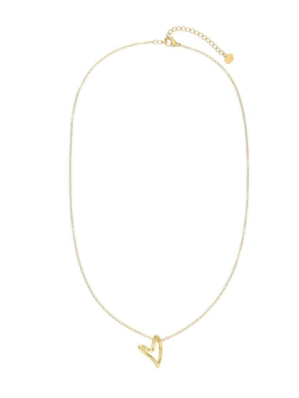 rose & camellia ketting swirl heart