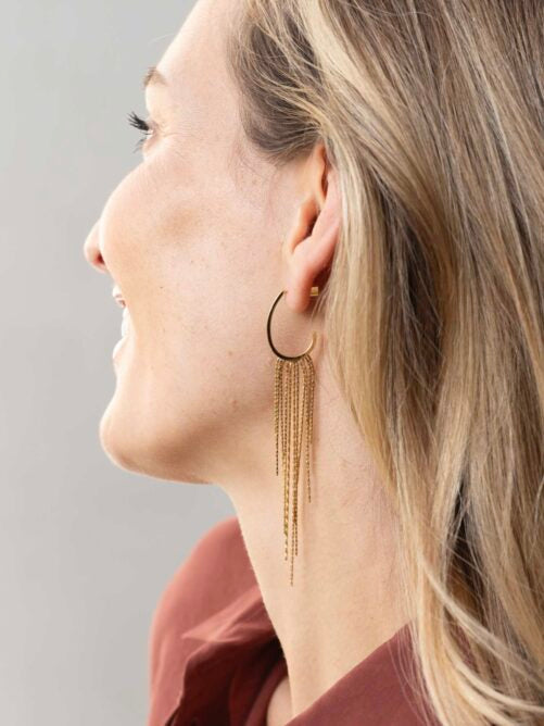 Ellen Beekmans oorbellen lang party