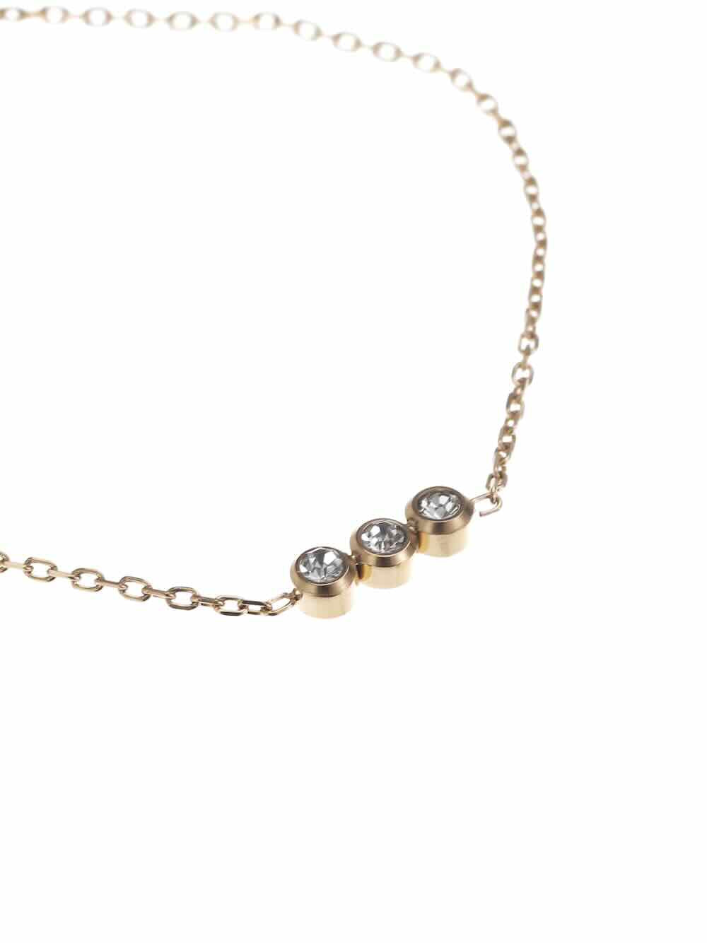 Rose & Camellia armband 3 dot glam