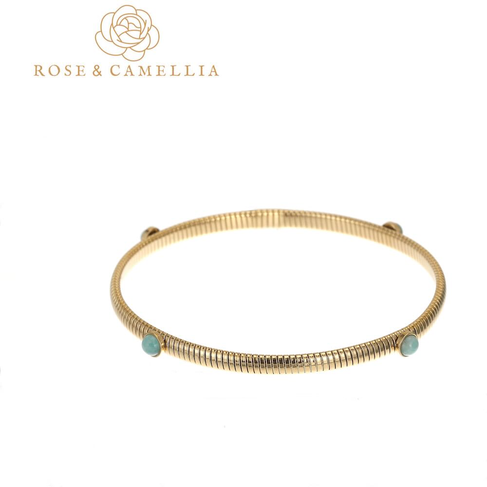 Rose & Camellia armband Stones (Kies je kleur)