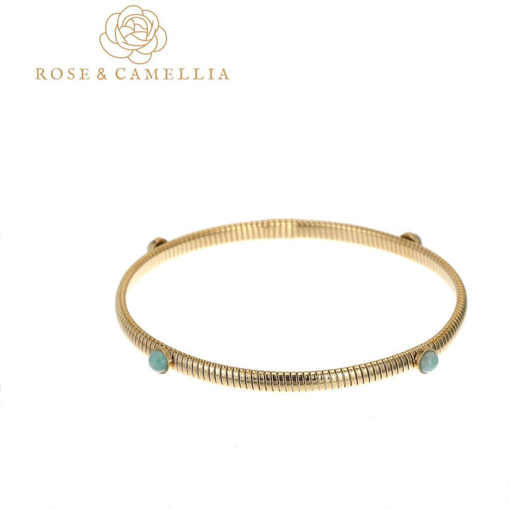 Rose & Camellia armband Stones (Kies je kleur)