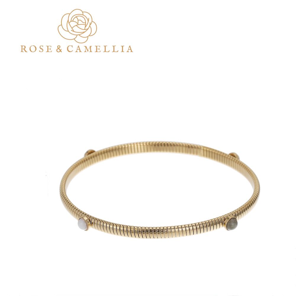Rose & Camellia armband Stones (Kies je kleur)