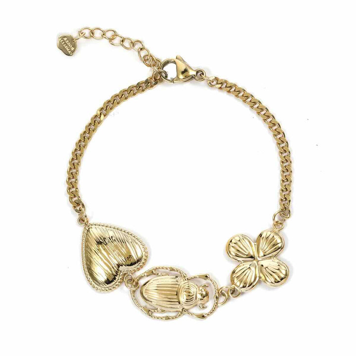Rose & Camellia armband beetle love