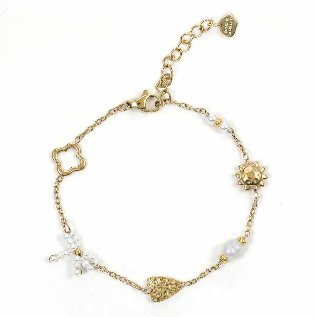 Rose & Camellia armband Cuteness overload