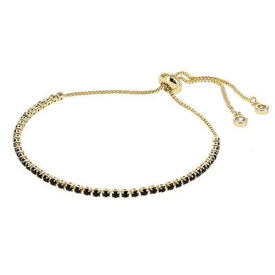 kalli kalli armband trekkoord shine black