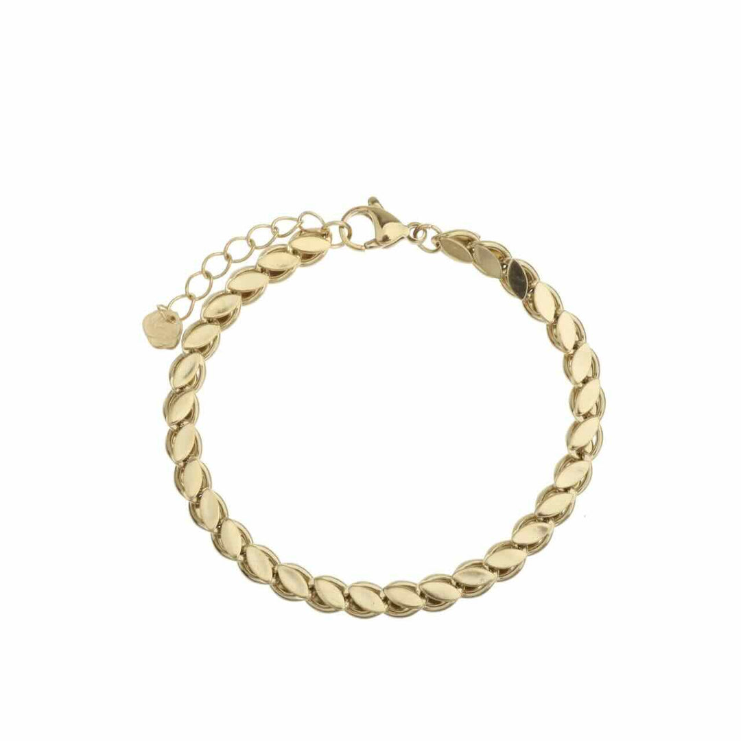 Rose & Camellia armband thic leaf