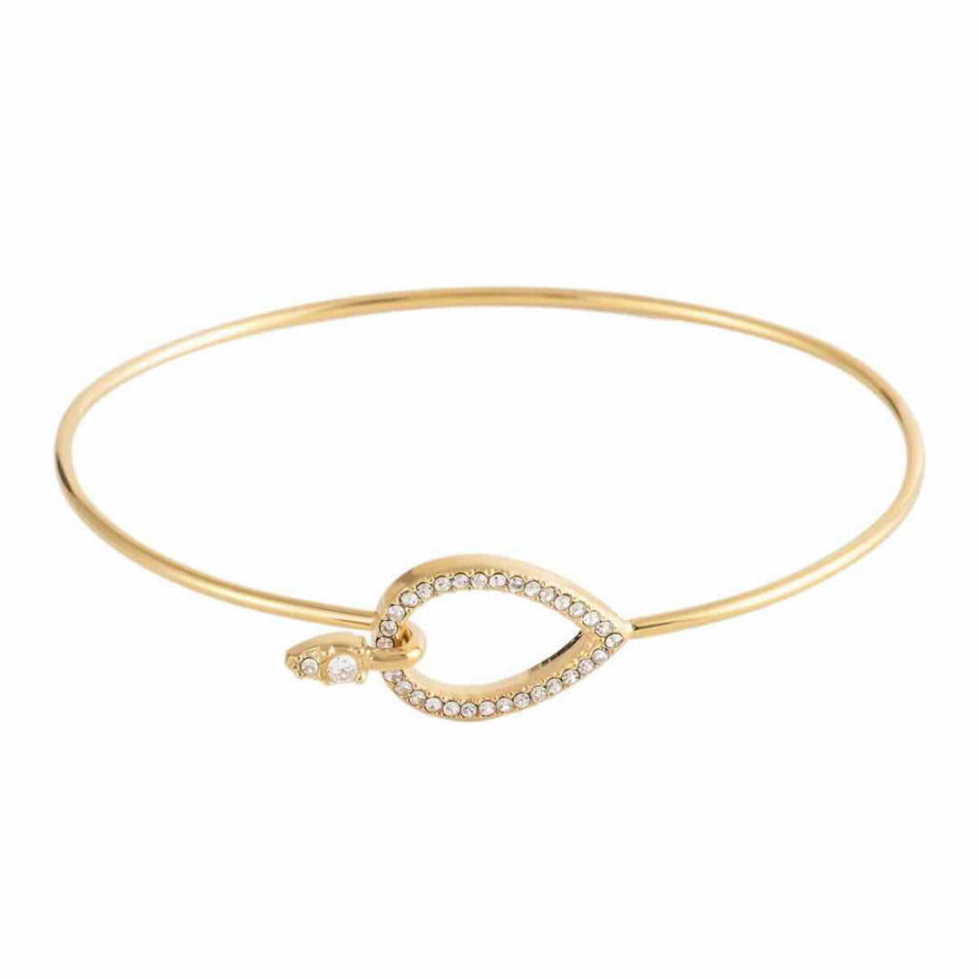 Rose & Camellia bangle snake drop