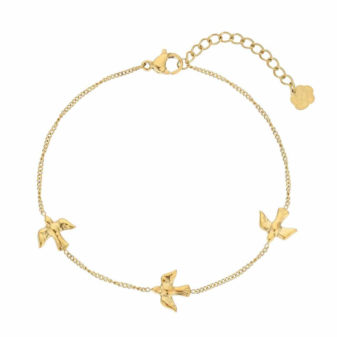 rose & camellia armband birds