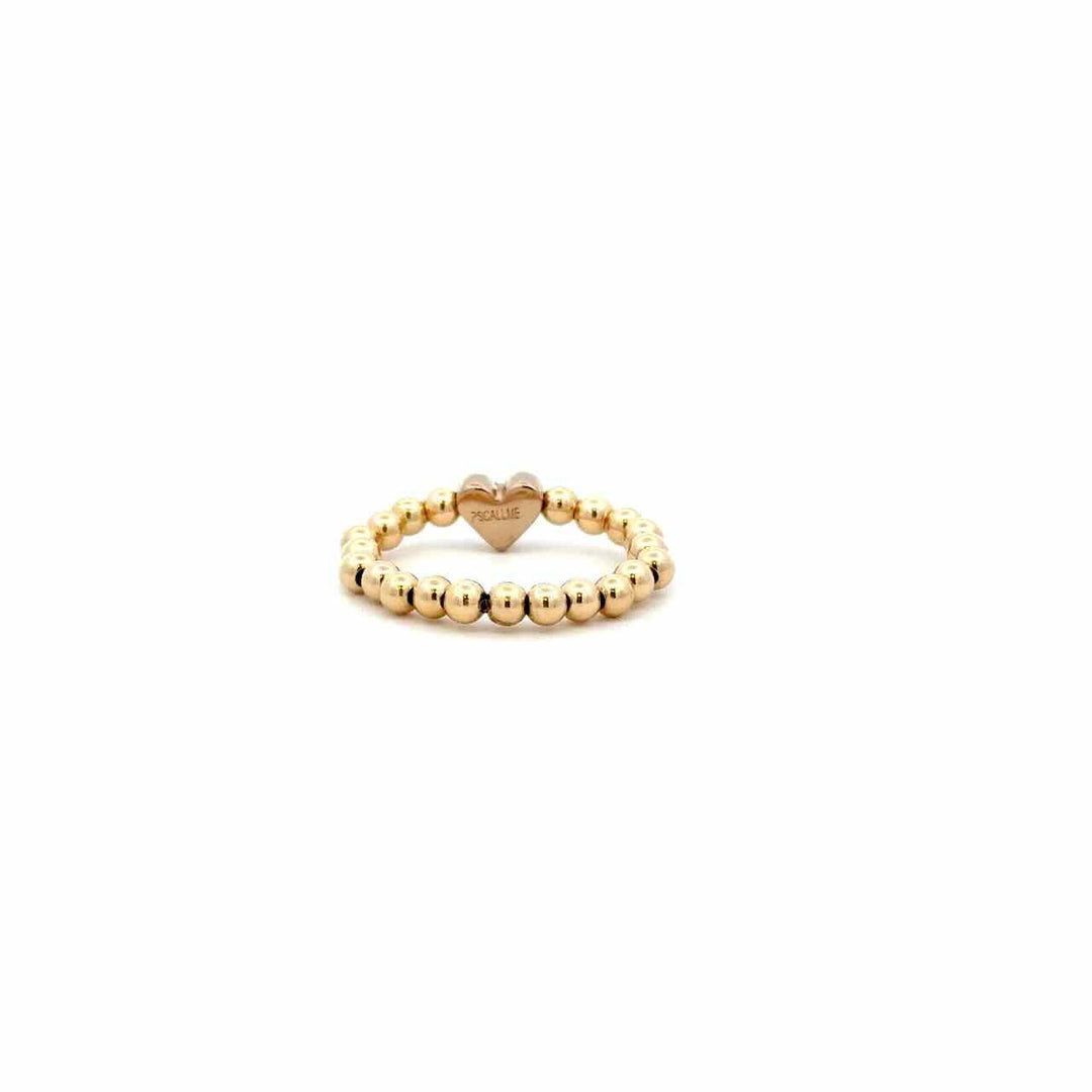 pscallme ring heart small gold