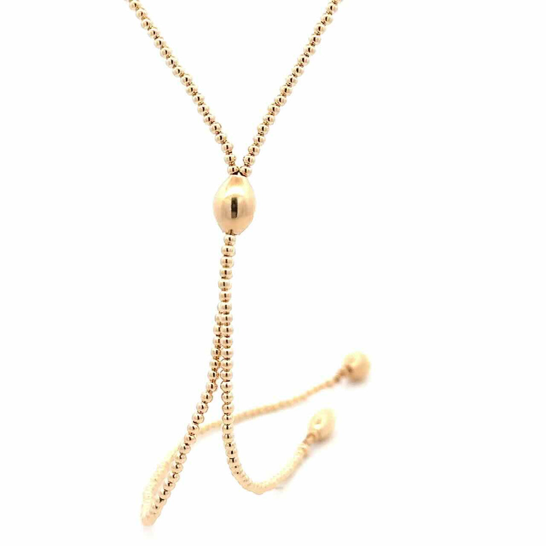 Pscallme ketting lina drop gold coloured